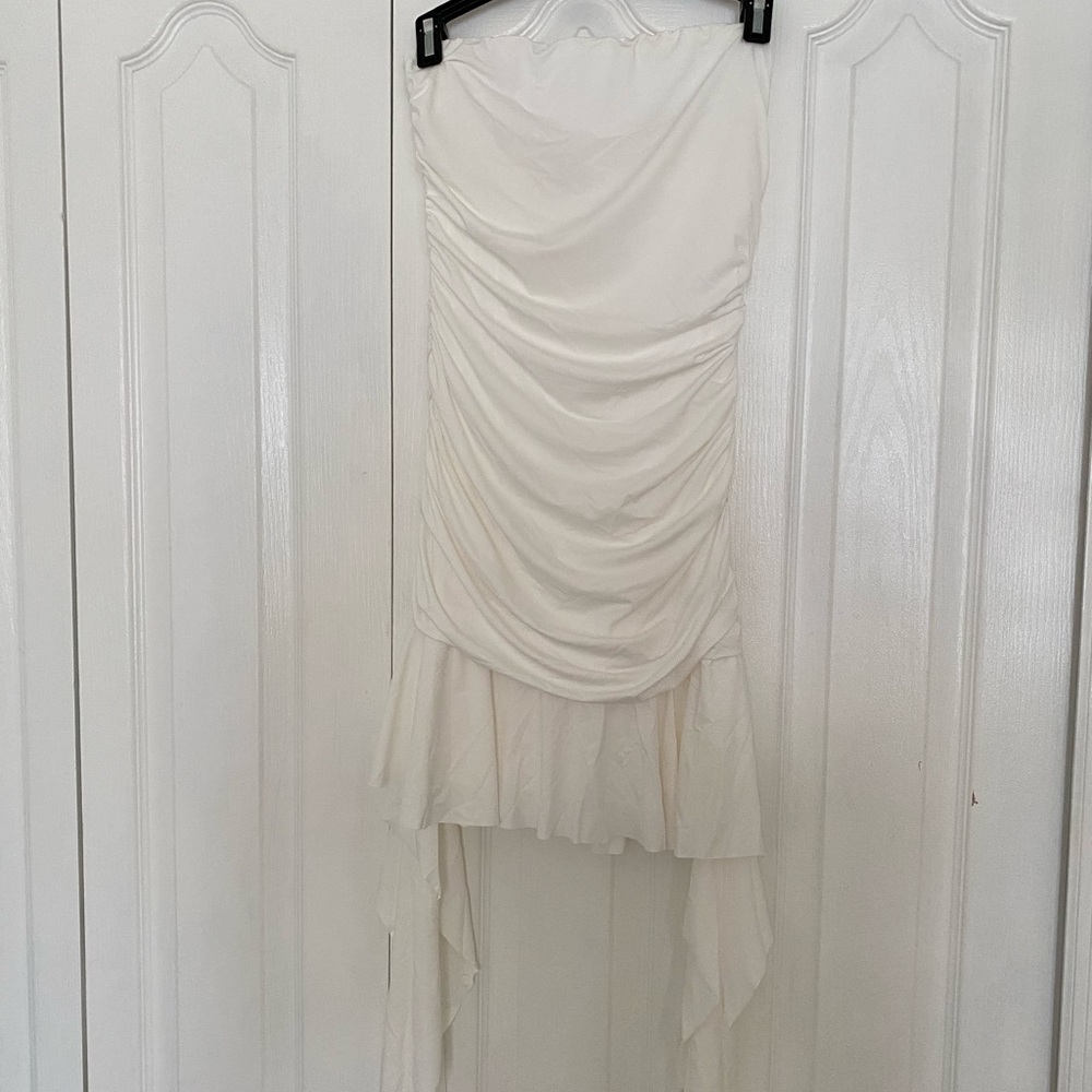 Bodycon off shoulder flowy dress